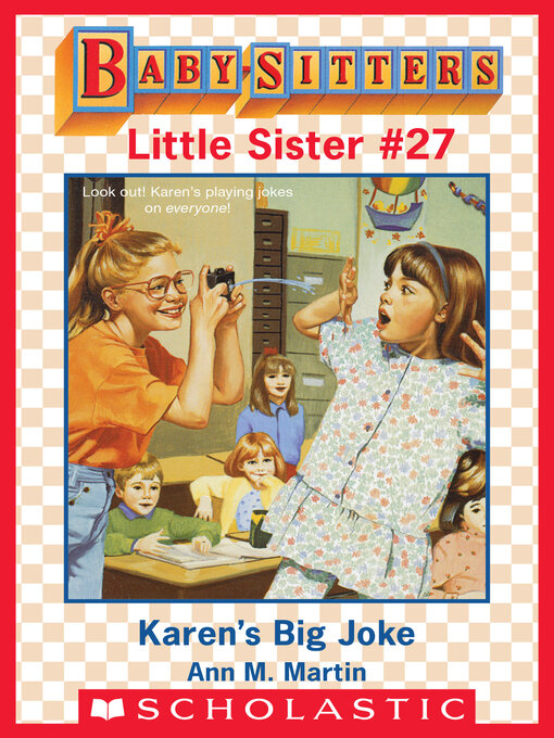 Title details for Karen's Big Joke by Ann M. Martin - Available